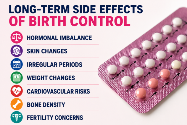 Long term side effects of birth control.